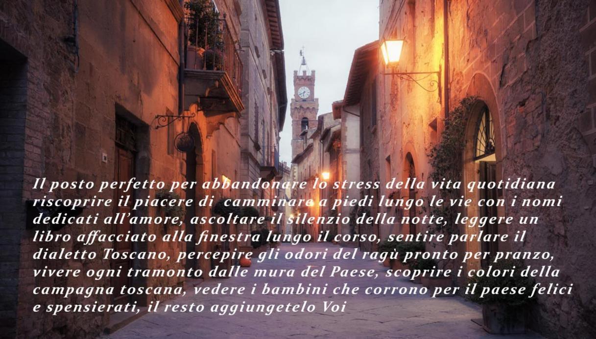Apartamento Casa Olivieri Pienza Exterior foto